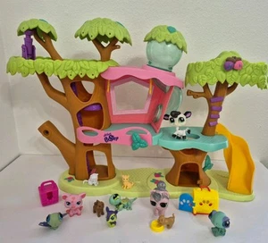 Littlest Pet Shop LPS Magic Motion Tree House with Pets Playses Extras Accesori - Picture 1 of 13