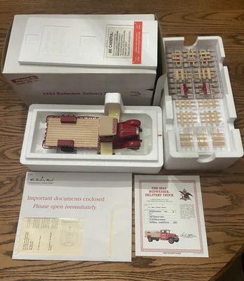 Camión fundido a presión Danbury 1933 Budweiser Delivery nuevo en caja Foto 1 de 4