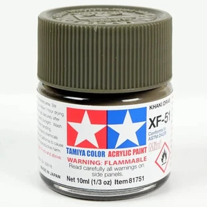 Tamiya Acrylic Paint Mini XF-51 Khaki Drab - Picture 1 of 2