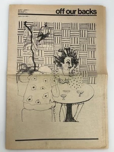 OFF OUR BACKS A Woman's News-Journal ~ Marilyn Webb ~ Volume 1 Issue 5 Rare 1970 - Picture 1 of 8
