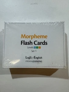Logic Of English Essentials Morpheme Flash Cards Units 1-7 - Picture 1 of 1