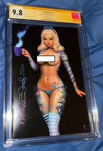 ZIRTY GIRLZ #3 CGC 9.8 SS Signed Nathan Szerdy ~Alice In Wonderland - Picture 1 of 2