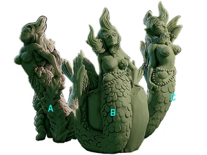 L'Appello Di Cthulhu - Figurina Sirena - Foto 1 di 1
