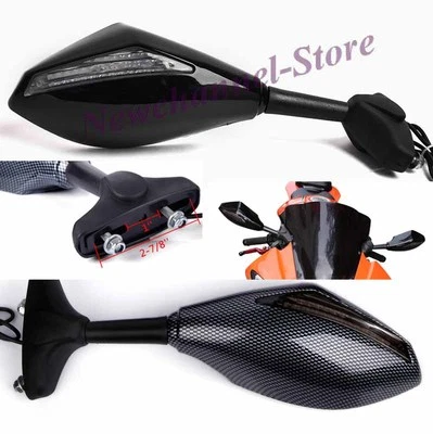 Par de espelhos de seta de LED para motocicleta Honda CBR 600 F4 F4i 1999-2006 05 04 - Imagem 1 de 4