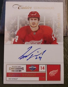 2011-12 Panini Contenders Calder Contenders Gustav Nyquist Auto RC #/800 - Picture 1 of 2