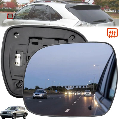 Espejo retrovisor lateral izquierdo del conductor vidrio térmico para Lexus RX RX300 RX350 RX400H 04-09 Foto 1 de 4