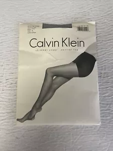Top Calvin Klein Shimmer a controllo trasparente taglia B colore argento - Foto 1 di 6