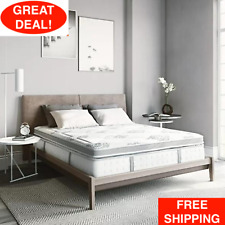 14-Inch Cooling Gel Memory Foam Innerspring Pillowtop Twin-XL Mattress Bedroom