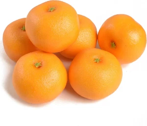 6 PCS Artificial Oranges Set Lifelike Simulation Oranges Realistic Fake Fruits f - Picture 1 of 6