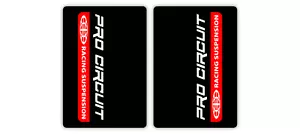 Stickers Adesivi Pro Circuit - Forcella Superiore Sospensione Grafica Decalcomanie Designs - Foto 1 di 3