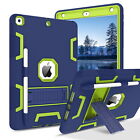 Etui na iPada 9. 8. generacji 7. generacji odporne na wstrząsy twarde etui niebieski/zielony
