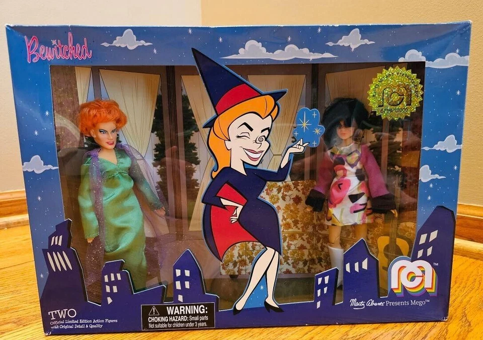 Bewitched Mego 2 Figure Set 8" Endora & Serena Target Limited Edition 2018