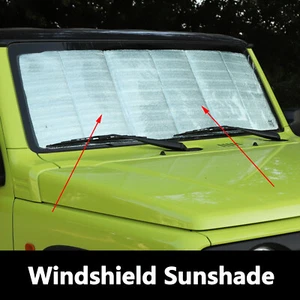 For Suzuki Jimny 2019-23 Front Windshield Sunshade Shade Heat Shield Visor Mat; - Picture 1 of 7