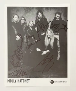 Molly Hatchet Promotional Press Photo Signed In-Person 1999 - Picture 1 of 1