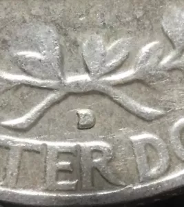 1964 D/D WASHINGTON QUARTER - RPM ERROR - BU INV#6849 - Picture 1 of 3