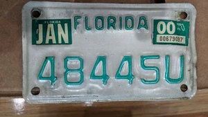 2000 Januar Florida Motorrad Nummernschild Anhänger - Bild 1 von 1