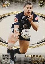 2007 NRL SELECT INVINCIBLE NEW ZEALAND WARRIORS GEORGE GATIS #183 CARD 