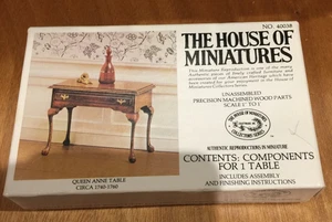 House Of Miniatures Puppenhaus Queen Anne Tisch im 12. Maßstab - Bild 1 von 1