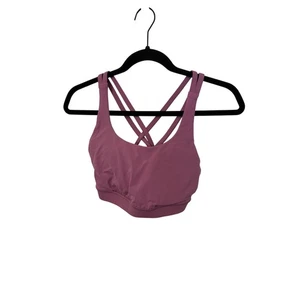 Lululemon Energy Bra Medium Support Cyber Violet 8 Pilates Activewear Gorpcore - Picture 1 of 4