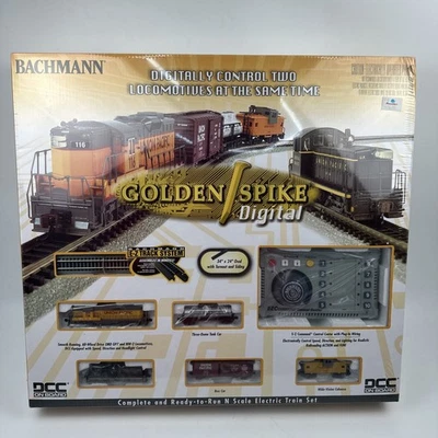 Bachmann N Scale 24131 Golden Spike Digital Ready To Run Electric Train Set DCC - Image 1 of 4