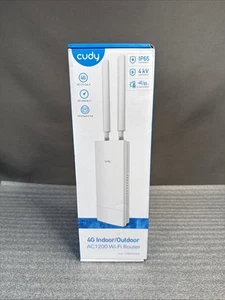 Cudy LT500 Unlocked Outdoor 4G LTE Modem Router w SIM Card Slot, AC1200 WiFi - Afbeelding 1 van 7