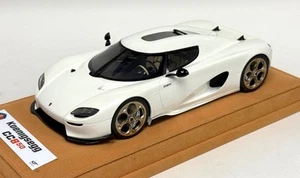 Koenigsegg CC850 2024 cristal blanco en escala 1:18 de GT Spirit - Imagen 1 de 5