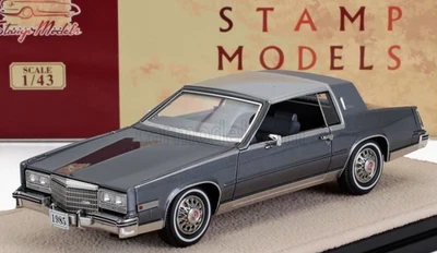 wonderful resin-modelcar 1/43 CADILLAC ELDORADO BIARRITZ 1985 - grey metallic - Image 1 of 4