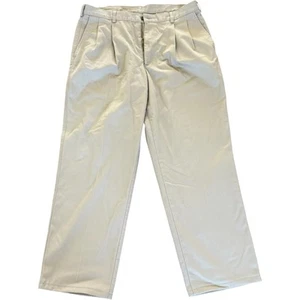St Johns Bay Mens Size 36x31 Khaki Straight Relaxed Fit With Pockets Chino Pants - Picture 1 of 5