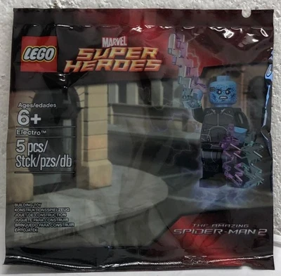 LEGO Marvel Super Heroes Electro Minifigura Polybag 5002125 Amazing Spider-Man 2 Foto 1 de 2