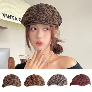Adjustable Berets Hat Sweet Artist Berets Casual Peaked Cap Women Girls - Picture 1 of 11