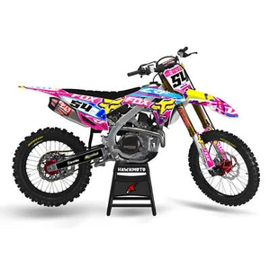 Wicked MX Graphics Kit Fits Honda CR CRF 50 70 80 85 100 125 150 230 250 300 ... - Picture 1 of 4