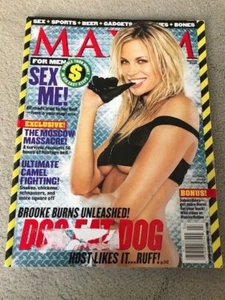 Maxim Magazine March 2003 Brooke Burns Cover Issue #63 Good Cond. - Picture 1 of 2