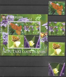 AITUTAKI (ISLAS COCINERAS) - 2020 MNH "MARIPOSAS" ¡Juego de sábanas y sábanas de recuerdo (2)!!! - Imagen 1 de 1