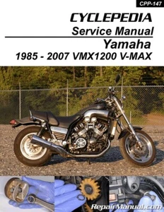 1985-2007 Yamaha VMX1200 VMAX Cyclepedia Printed Motorcycle Service Manual - Picture 1 of 1