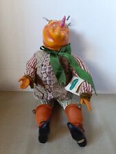 Winward Holidays Wood Halloween Doll RARE pumpkinShelf Sitter Poseable ENCHANTED