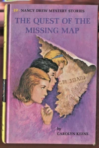 The Quest Of The Missing Map Nancy Drew Mystery Stories 19 Hardcover Book - Imagen 1 de 6