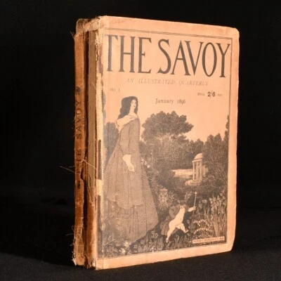 1896 2vol The Savoy an Illustrated Quarterly January and April Illustrated - Image 1 of 4