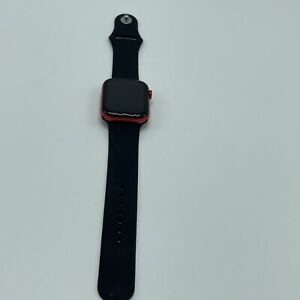 Apple Red Watch Series 6 - 44mm - PRODUCT(RED) Aluminum  Sport BRAND Black Band