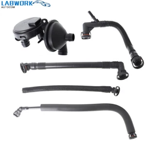 For BMW E46 Z4 X3 3 Series 325i 330 PCV Crankcase Vent Valve+Breather Hose Kit - Picture 1 of 12