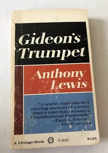 Rare Vintage PB Book: Gideon's Trumpet by Anthony Lewis 1966 1st Vintage Edition - Imagen 1 de 12