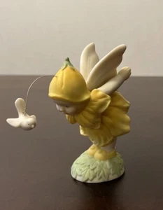 Dipartimento 56 Figurina 2001 "Butter Up, Buttercup" nella fata del giardino rara uccellino 4,5" - Foto 1 di 9