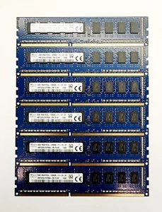 *LOT OF 6* HYNIX HMT325U7EFR8A-PB 2GB 1Rx8 PC3L-12800E ECC UNBUFFERED MEMORY - Picture 1 of 1