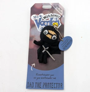 Watchover Voodoo Doll Keychain Charm Dad the Protector NEW 3" You're the Daddy - Picture 1 of 3