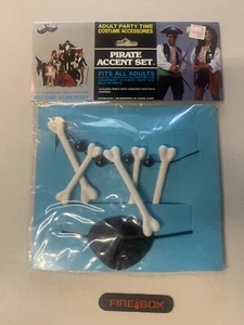 1984 Imagineering Pirate Accent Set Adult Costume Accessories Vintage Halloween - Picture 1 of 4