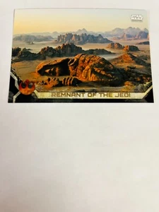 Carta Base 2017 Topps Star Wars Rogue One Serie 2 Nera #8 Resto dello Jedi - Foto 1 di 2