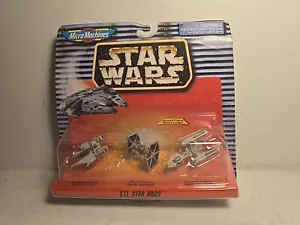 Star Wars Micro Machines XII Star Wars(A-Wing Starfighter/TTE Starfighter/Y-Win - Picture 1 of 3