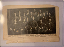 1909 Spalding INDIANAPOLIS INDIANS RUBE MARQUARD HOF TEAM PHOTO 5"x7"