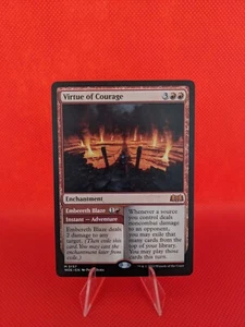 Magic The Gathering Virtue of Courage // Embereth Blaze 157 Wilds of Eldraine Magic - Imagen 1 de 1