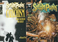 STEAMPUNK PROLOGUE/CATECHISM, #1, #2, #3 & #4 (2000) CLIFFHANGER COMICS V/F