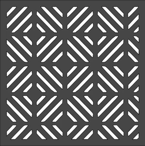 8""x8"" klare Kunststoffschablone - Muster (RO346) - Bild 1 von 2